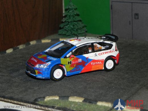 80117  автомобиль  Ситроен С4 WRC 10  (1:43) Heller