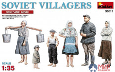 38011 MiniArt фигуры  SOVIET VILLAGERS  (1:35)