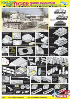 6600 Dragon 1/35 German PzKpfw VI Tiger I Ausf.E (Initial Production, Leningrad 1942/1943)