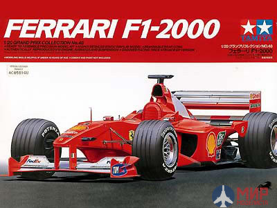 20048 Tamiya 1/20 Автомобиль Formula 1 Ferrari F1-2000 (Grand Prix Collection)