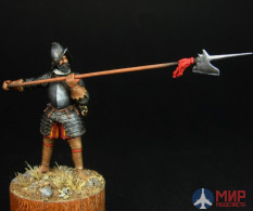 CHM-54027(M) Chronos Miniatures 54mm Испанский солдат с алебардой, 1550-90 гг. Металл