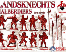 RB72059 Red Box 1/72 Landsknechts (Halberd )  16th century