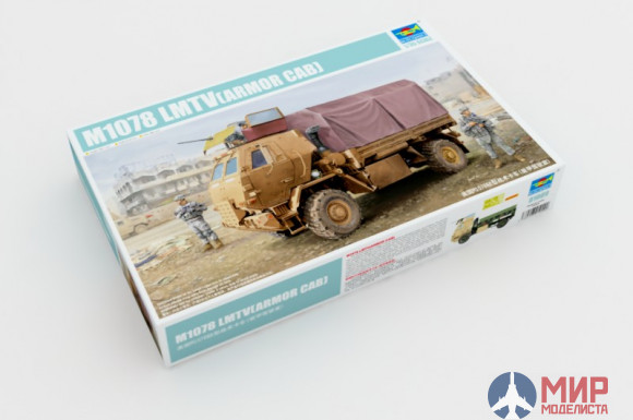 01009 Trumpeter 1/35 Военный грузовик M1078 LMTV (ARMOR CAB)