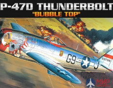 12491 Academy 1/72 Самолет P-47D Thunderbolt "BUBBLE-TOP"