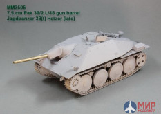 MM3505 Magic Models 1/35 7,5 см ствол Pak 39/2 L/48. Jagdpanzer 38(t) Hetzer (late). Academy