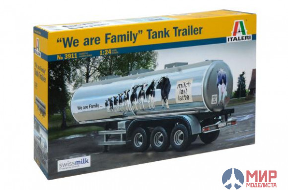 3911 Italeri прицеп цистерна "We are Family" (1:24)