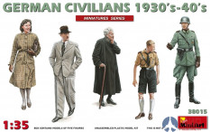 38015 MiniArt фигуры  GERMAN CIVILIANS 1930’s-1940’s  (1:35)