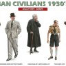 38015 MiniArt фигуры  GERMAN CIVILIANS 1930’s-1940’s  (1:35)