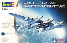 04842 Revell 1/144 Суборбитальный космический корабль "SpaceShipTwo" и реактивный самолет