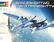 04842 Revell 1/144 Суборбитальный космический корабль "SpaceShipTwo" и реактивный самолет