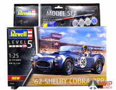 67669 REVELL АВТОМОБИЛЬ '62 SHELBY COBRA 289, ПОДАРОЧНЫЙ НАБОР (1:25)