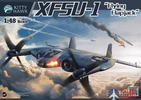 KН80135 Kitty Hawk Самолет XF5U 1/48