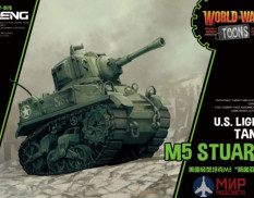 WWT-012 Meng Model WWT012 World War Toons M5 Stuart