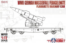 UA72172 Modelcollect WWII German Wasserfall Ferngelenkte Flakrakete Railway Car