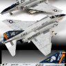 12548 Academy 1/72 Самолёт USN F2H-3 VF-41 "Black Aces"