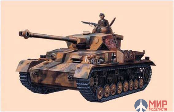 303561 Моделист 1/35 Немецкий танк T-IV Ausf.H/J