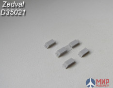 D35021 Zedval 1/35 Контейнеры динамической защиты «Контакт-3» тип «А» (в комплекте 50 шт.)