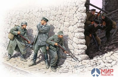 MB3571 Master Box 1/35 Фигуры German Mountain Troops&Soviet Marines, 1943