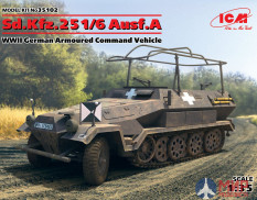 35102 ICM Sd.Kfz.251/6 Ausf.A, Германский командный бронетранспортер ІІ МВ