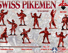 RB72061 Red Box 1/72 Swiss Infantry  (Pike)  16th century