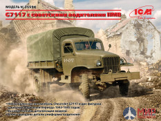 35594 ICM Грузовой автомобиль G7117 с советскими водителями IIМВ