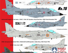 CTA015 Cut then Add 1/72 Harriers - 1st Generations & Two Seater (Spain, Thailand, India, USA - 6 Ma