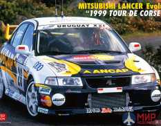 20608 Hasegawa 1/24 Автомобиль MITSUBISHI LANCER Evolution VI "1999 TOUR DE CORSE RALLY"