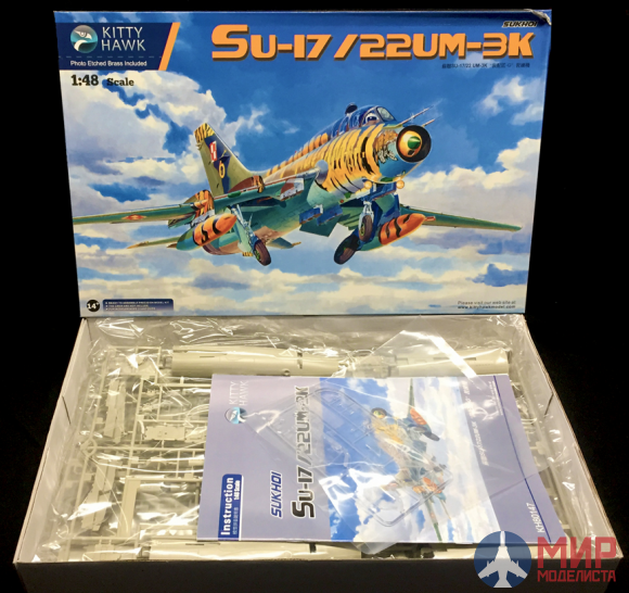 КН80147 Kitty Hawk Самолет Sukhoi Su-17/22UM-3K 1/48