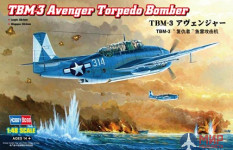 80325 Hobby Boss Самолет TBM-3 Avenger Torpedo Bomber 1/48