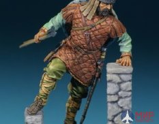 CHM-54042(M) Chronos Miniatures 54 mm Византийский легковооруженный воин, 10-11 века. Металл