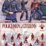 RB72037 Red Box 1/72 Policemen and Citizens