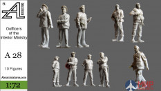 А28 Alex miniatures 1/72 Офицеры МВД