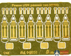 МД048231 Микродизайн Ремни USN ранний тип (WWII) 1/48
