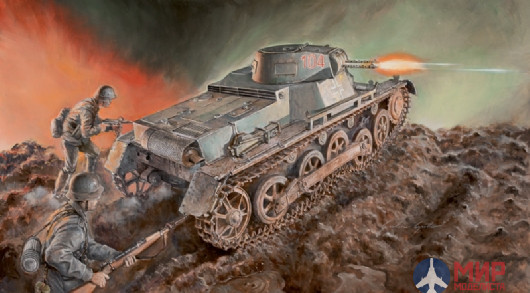 6523 Italeri 1/35 Танк Pz. Kpfw. I Ausf. B
