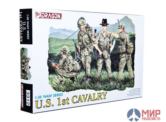 3312 Dragon фигуры  U.S. 1st Cavalry  1/35