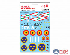 D3206 ICM 1/32 Декаль CR. 42 Falco на иностранной службе