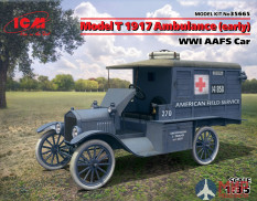 35665 ICM МодельT 1917 г. санитарная (раннего выпуска), Автомобиль американской санитарной службы IМ