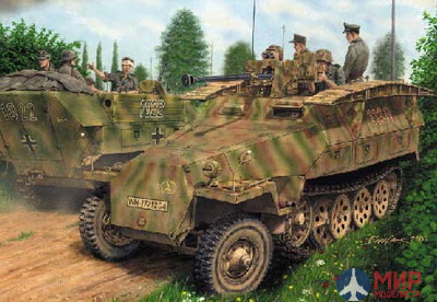 6223 Dragon 1/35 Sd.Kfz.251/7 Ausf.D (3 in 1)