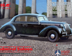 35472 ICM 1/35 Opel Admiral Saloon, немецкий автомобиль