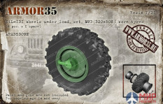 ARM35309N Armor35 1/35 ЗиЛ-131 Набор колес под нагрузкой, М93 (6 штук+запасное)