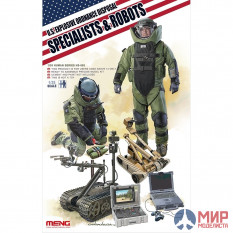 HS-003 Meng Model 1/35 U.S. EXPLOSIVE ORDNANCE DISPOSAL SPECIALISTS & ROBOTS