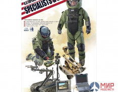 HS-003 Meng Model 1/35 U.S. EXPLOSIVE ORDNANCE DISPOSAL SPECIALISTS & ROBOTS