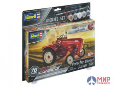 67820 REVELL ПОДАРОЧНЫЙ НАБОР С МОДЕЛЬЮ ТРАКТОРА PORSCHE DIESEL JUNIOR 108 (1:24)