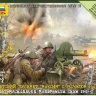 6104 Звезда 1/72 Советский пулемет «МАКСИМ» с расчетом 1941-43