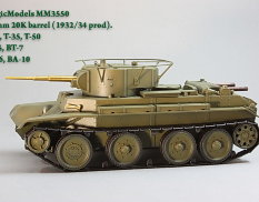 MM3550 Magic Models 1/35 Ствол 45-мм танк пушки 20К обр.1932/34 БТ-5,БТ-7,Т-26,Т-35,Т-50,БА-6,БА-10