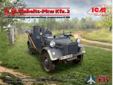 35583 ICM le.gl.Einheitz-Pkw Kfz.2, Германский легкий автомобиль радиосвязи II МВ