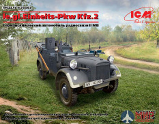 35583 ICM le.gl.Einheitz-Pkw Kfz.2, Германский легкий автомобиль радиосвязи II МВ