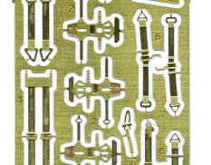 NS48075 North Star Models 1/48 Safety belts and rudder pedals for two model of BF.109 F-2/F-4