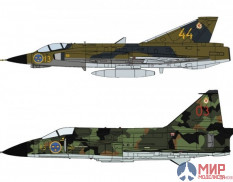 02281 Набор 2 самолета J35J Draken and SH37 Viggen F13 Squadron (Set of 2) (HASEGAWA)  1/72