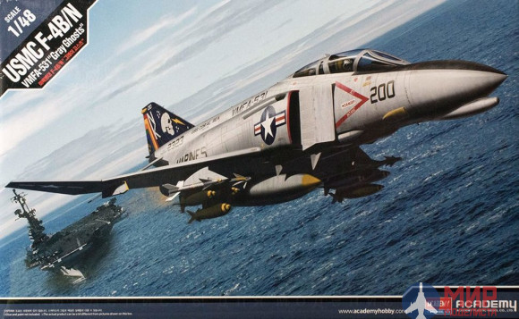 12315 Academy 1/48 Самолёт USN F-4B/N VMFA-531 "Gray Ghosts"